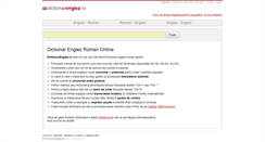 Desktop Screenshot of dictionarenglez.ro